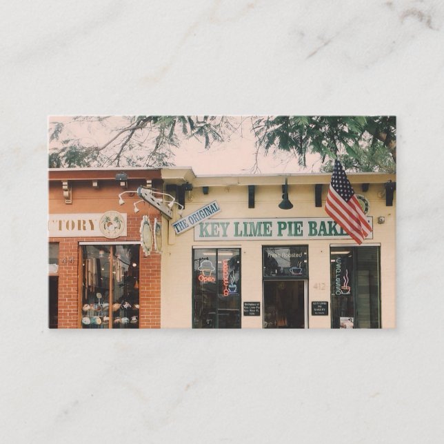 Nyckel Lime Paj Bakery - Nyckel Väster - Florida Visitkort (Framsida)
