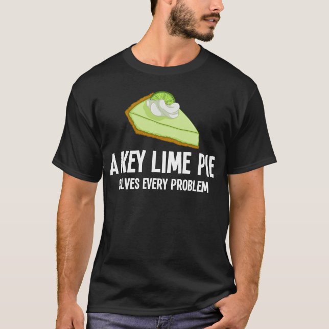 Nyckel Lime Paj Gift Recipe Väster Florida T Shirt (Framsida)
