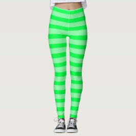Nyckel Lime Paj Neon Grönt Black Light Rave Rand Leggings
