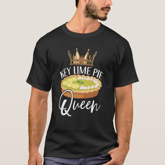 Nyckel Lime Paj Queen Florida Dessert Nyckel Lime  T Shirt (Framsida)