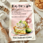 Nyckel Lime Paj Recipe Personlig Kökshandduk<br><div class="desc">Köket med Nyckel Lime Paj Recipe personlig handduk. Den här handduken har ett klassiskt recept som frigör nyckel kalk paj och ger dig en tropisk fläkt till köksdekalen. Anpassa den med ditt namn eller ett speciellt meddelande,  skapar den till en trevlig gåva till paj älskare och hembakare.</div>