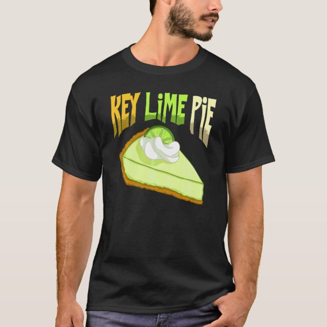 Nyckel Lime Paj Recipe Väster Florida T Shirt (Framsida)