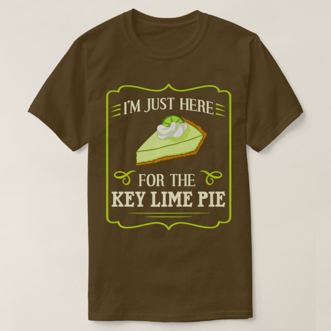 Nyckel Lime Paj Recipe Väster Florida T Shirt (Design framsida)