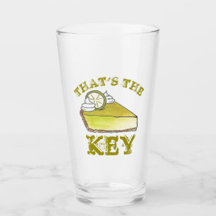 Nyckel Lime Paj Slice Florida Foodie Glaskopp