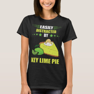 Nyckel Lime Paj uppvisade lätt Tart Lemon Paj Dess T Shirt