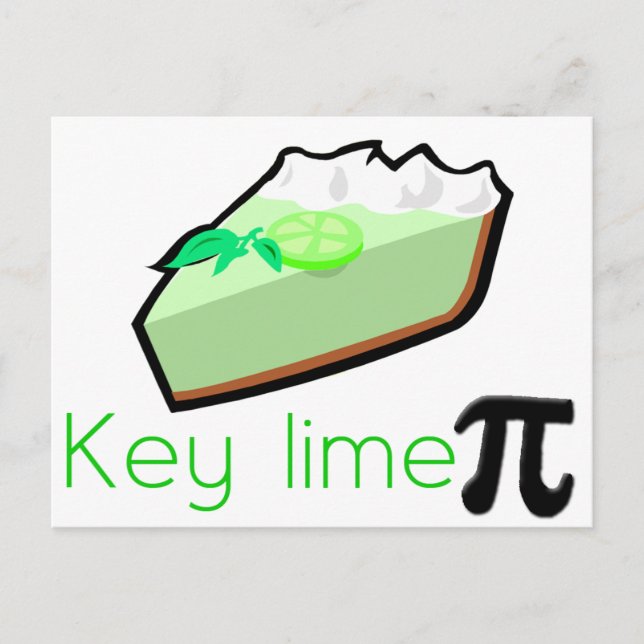 Nyckel Lime Paj Vykort (Framsida)