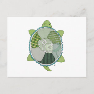 Nyckel Lime Turtle-vykort Vykort