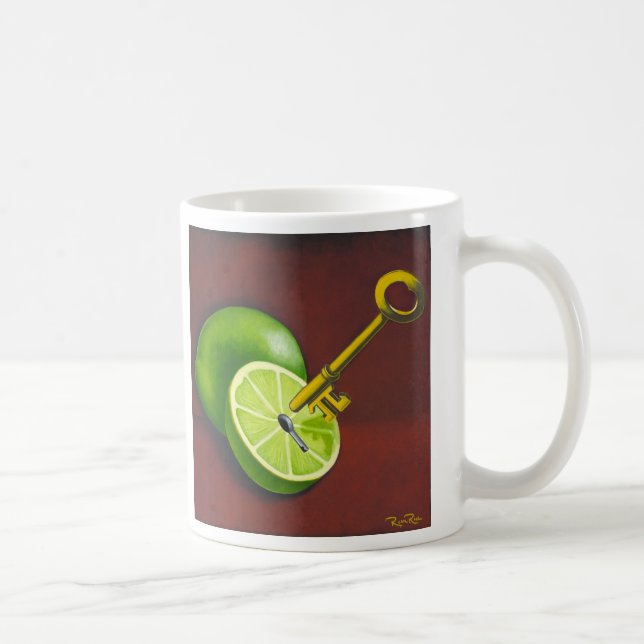 "Nyckel- limefrukt Pi ", Kaffemugg (Höger)