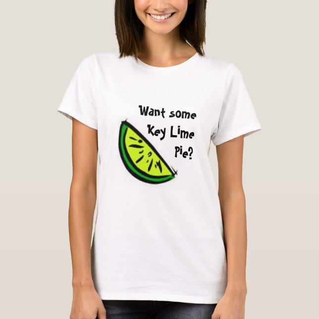 nyckel- limefruktpaj t shirt (Framsida)