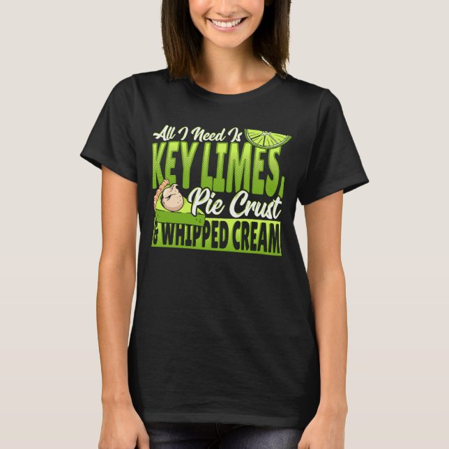 Nyckel Limes Paj Crust T Shirt (Framsida)