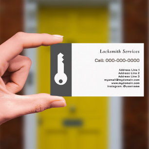 Nyckel & Locksmith Visitkort