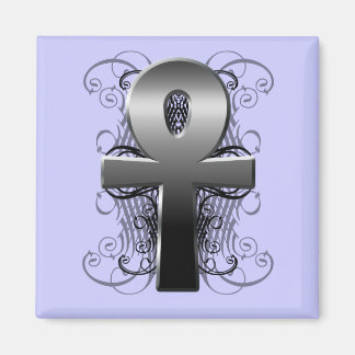 "Nyckel of Life (Ankh)" i Chrome Magnet