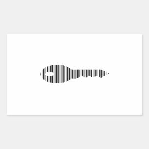 NYCKEL PUB CODE Nycklar Barcode Mönster Design Rektangulärt Klistermärke