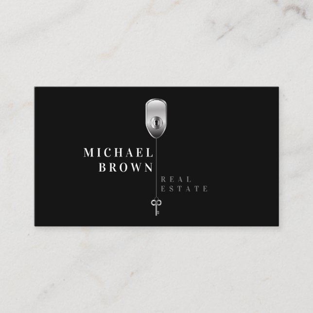 Nyckel Realtor Real Gods Visitkort (Framsida)