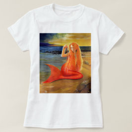 Nyckel- solnedgångT-tröja för sjöjungfru T Shirt