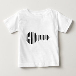 NYCKEL STRECKKOD Nycklar Streckkodsmönster Design T Shirt
