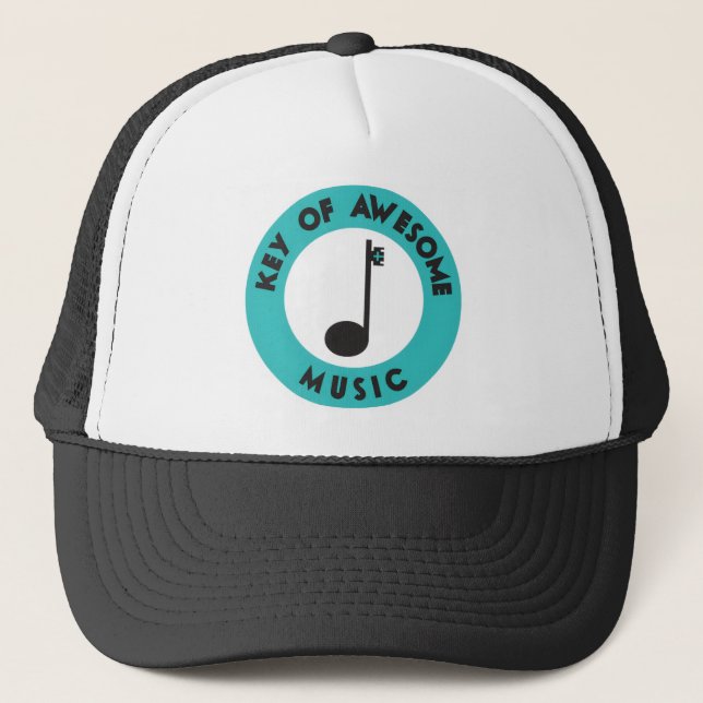 Nyckel till Awesome Music Trucker Hatt Keps (Framsida)