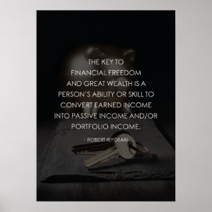 Nyckel till ekonomisk frihet - framgångsrik motiva poster