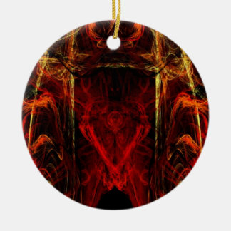 Nyckel till evig tortyr julgransprydnad keramik