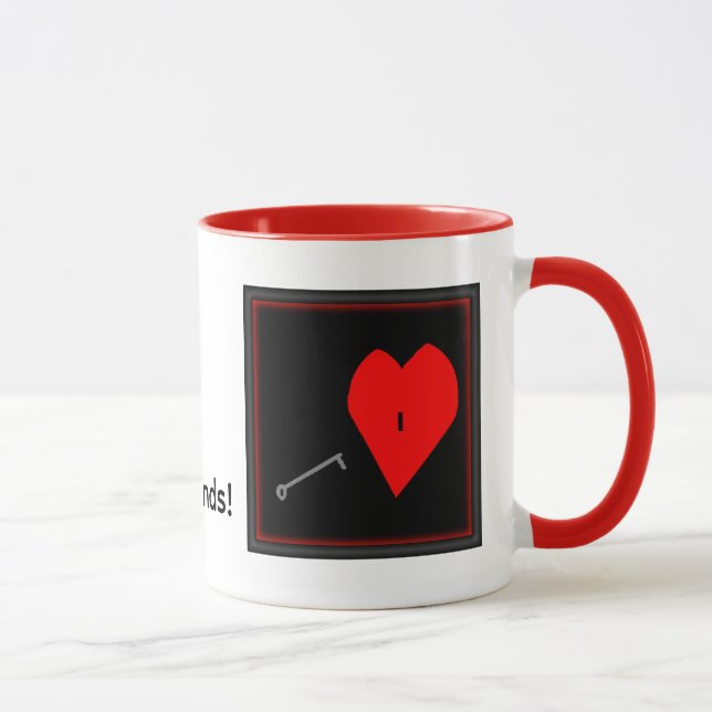 Nyckel till min hjärta-mugg mugg (Höger)