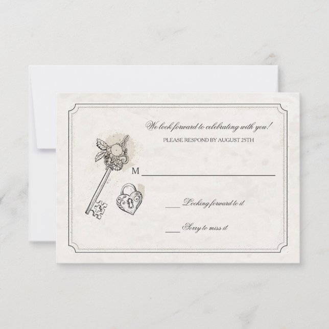 Nyckel till mina hjärtsvarskort OSA kort (Framsida)