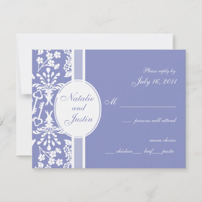 Nyckel till mitt hjärta/ svarskort OSA kort (Framsida)