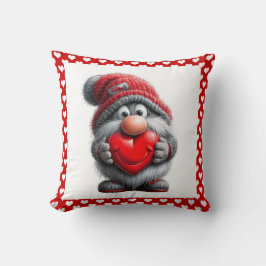 "Nyckel till mitt hjärta" Whimsical Tomte Kudde