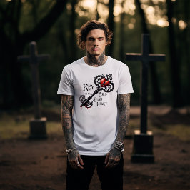 Nyckel till mitt Kall Dead Heart-Valentineser T Shirt