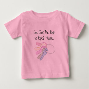 Nyckel till Pappa Heart Tshirts och Gifts