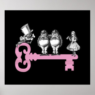 Nyckel till Wonderland Poster