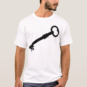 Nyckel- utslagsplatsskjorta för skelett t shirt