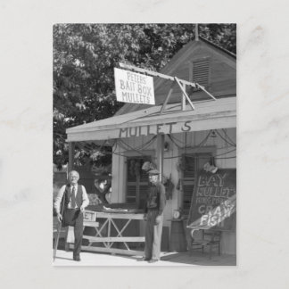 Nyckel Väster Bait Shop, 1930-talet Vykort