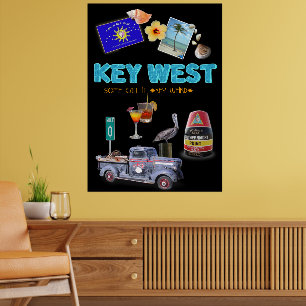 Nyckel Väster Collage Poster
