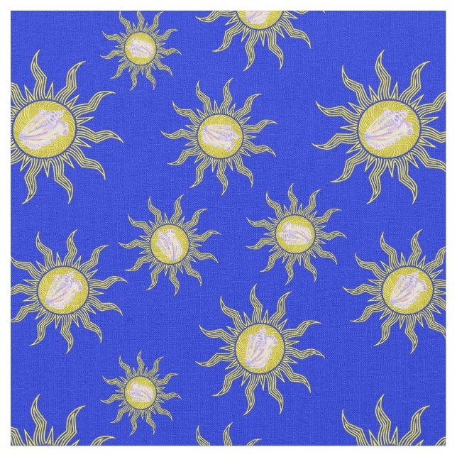 Nyckel Väster Conch Republic Sol Sommarbuss Tyg (Närbild)