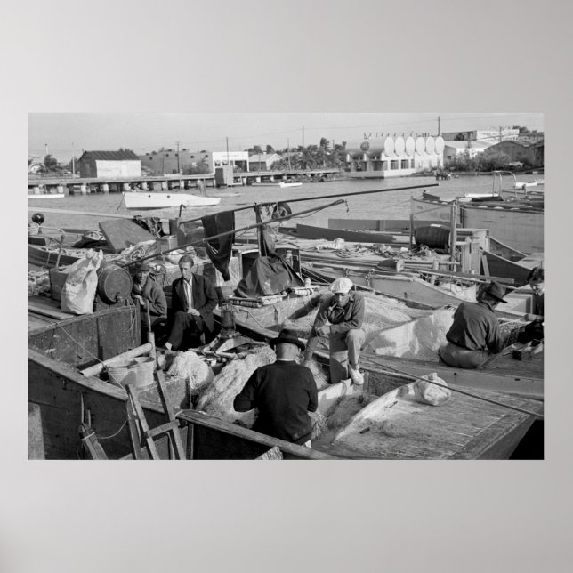 Nyckel Väster Fishermen, 1938 Poster (Framsidan)