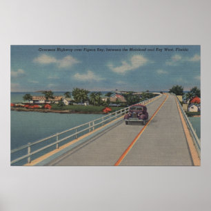 Nyckel Väster, FL - motorvägen mellan Mainland och Poster