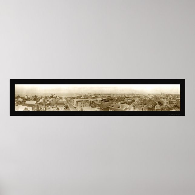 Nyckel Väster, FL Photo 1912 Poster (Framsidan)