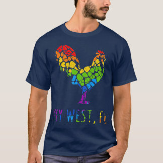 Nyckel Väster FL RoosterChicken Fantasy Souvenir T Shirt