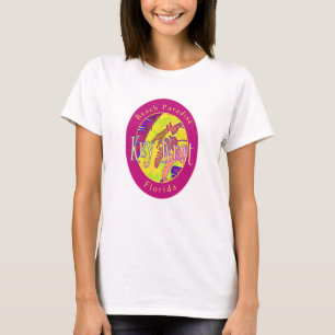 Nyckel Väster Florida Beach Paradise Tropical Hand T Shirt