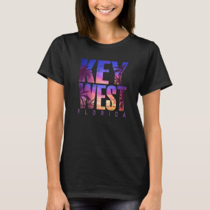 Nyckel Väster Florida Beach Summer Vacation Matchi T Shirt