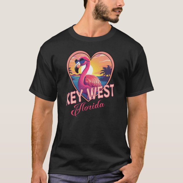 Nyckel Väster Florida Beach T Shirt (Framsida)