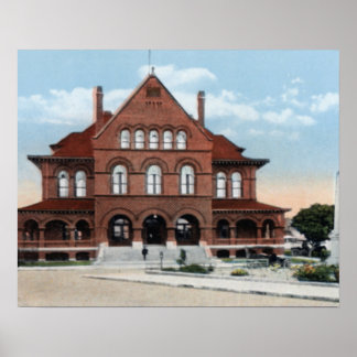 Nyckel Väster Florida Court House Poster