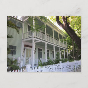 Nyckel Väster Florida Home Vykort