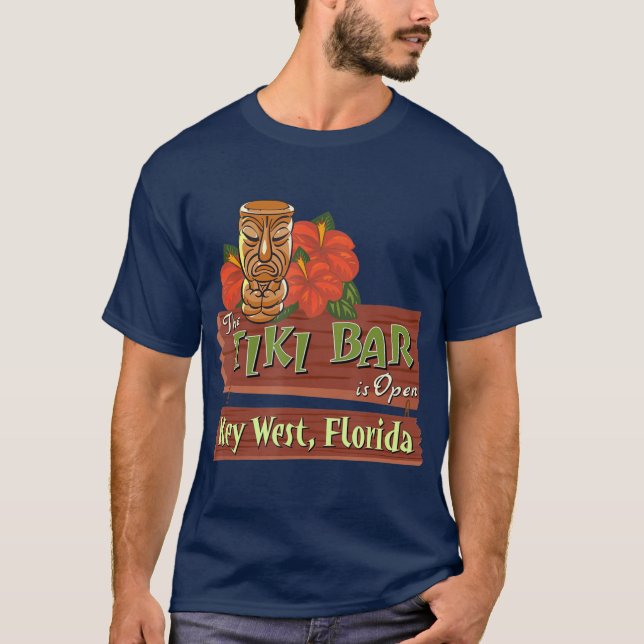 Nyckel Väster Florida iki Pub T Shirt (Framsida)
