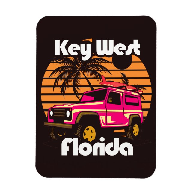 Nyckel Väster Florida Magnet (Vertikal)