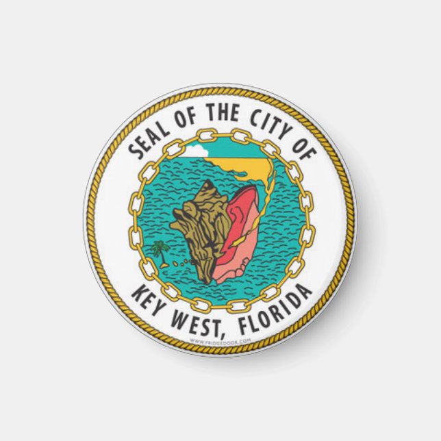 Nyckel Väster, Florida Magnet (Framsidan)