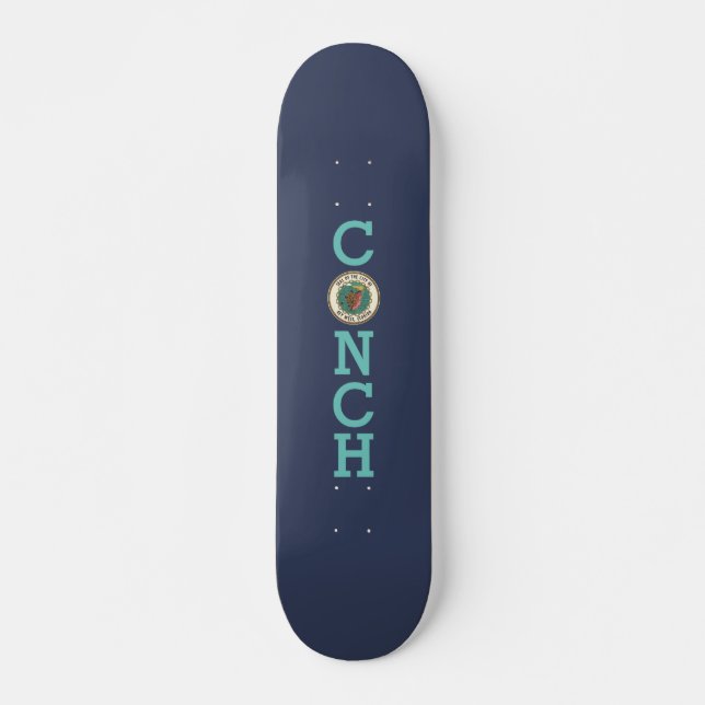 Nyckel Väster, Florida Mini Skateboard Bräda 18,5 Cm (Framsida)