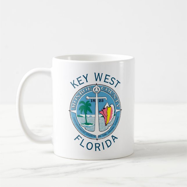 Nyckel Väster - Florida Nycklar Kaffemugg (Vänster)