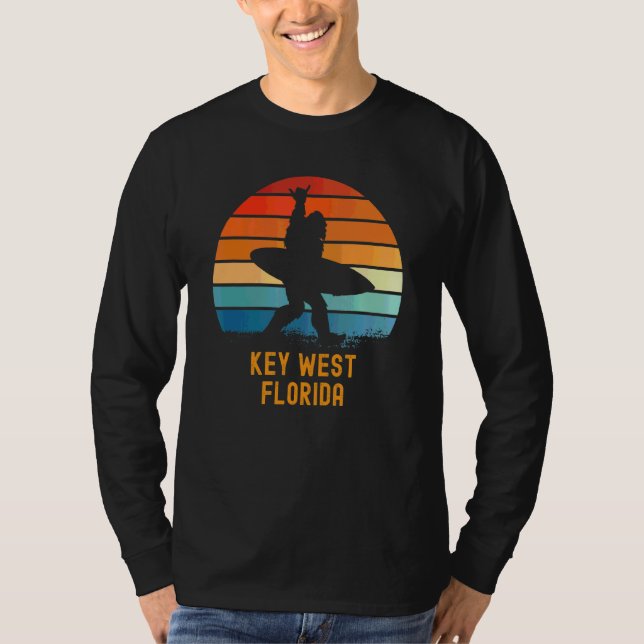 Nyckel Väster Florida Sasquatch Souvenir T Shirt (Framsida)