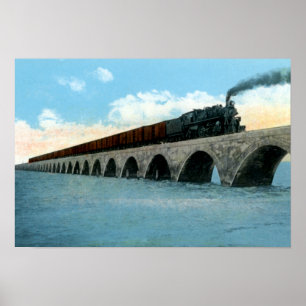 Nyckel Väster Florida Speciell Long Nyckel Poster